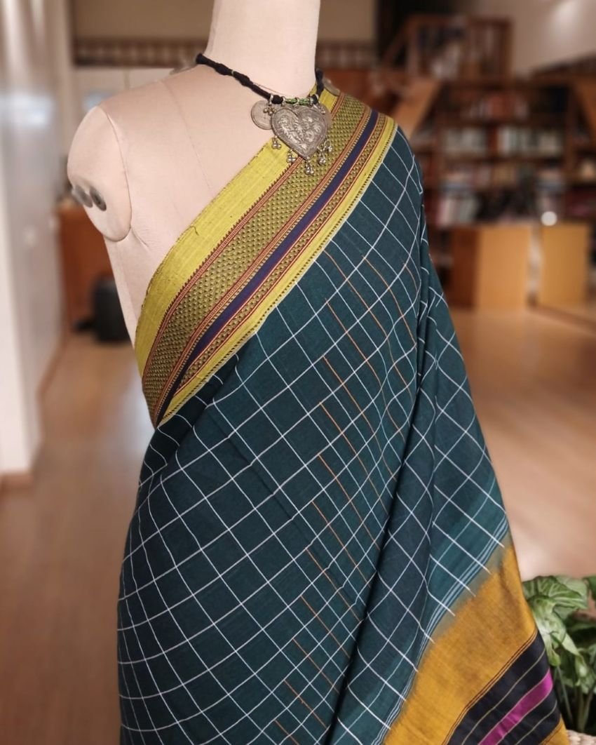 Handloom Ilkal Saree – (ILKA1013) - Image 3
