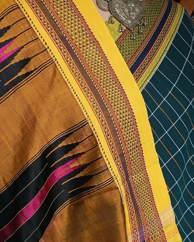 Handloom Ilkal Saree – (ILKA1013) - Image 4