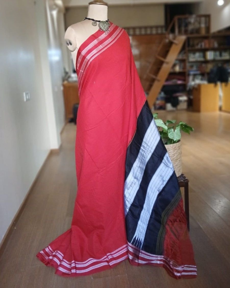 Handloom Ilkal Saree – (ILKA1005) - Image 2