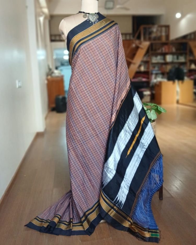 Handloom Ilkal Saree – (ILKA1008) - Image 2