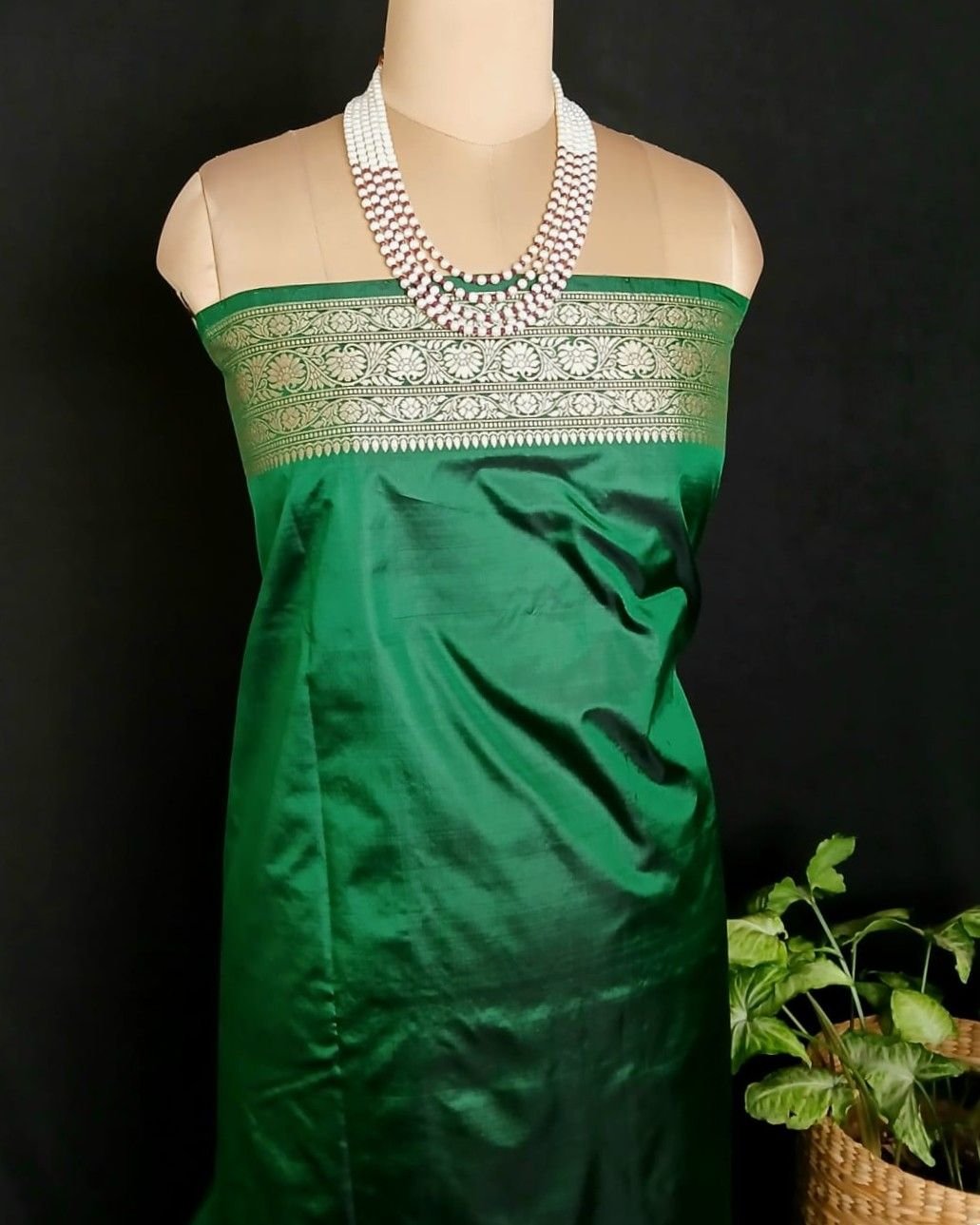 Banarasi Kadua Katan Silk Saree – (BANA1049) - Image 10
