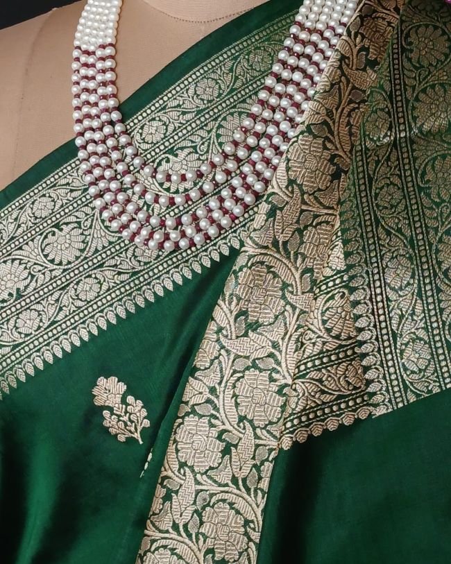 Banarasi Kadua Katan Silk Saree – (BANA1049) - Image 5