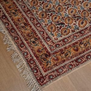 Kalamkari Dhurrie from Warangal (5 x 8 ft) – (NWKD1216)