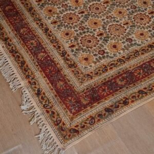 Kalamkari Dhurrie from Warangal (5 x 8 ft) – (NWKD1219)