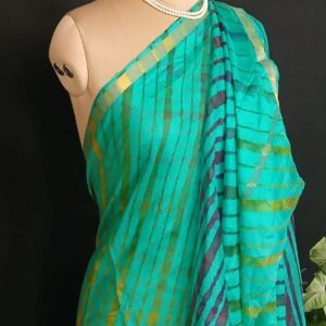 Hand tie-dye Leheriya on Kota Silk (HTKS0050)