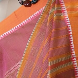 Handloom Cotton Saree from Narayanpet in Telangana – (HCSN0009)
