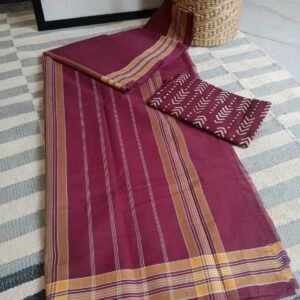 Rajahmundry Cotton Saree with free Blousepiece – (HSCS0006)