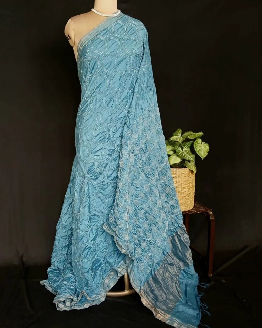 Collector's Delight: Eri Silk x Mulberry Silk Saree - (ESMS0002) - Image 3
