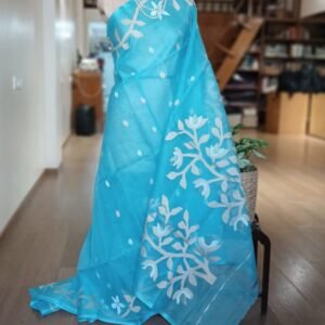 Handweave Jamdani Silk Saree – (SJMS1126)