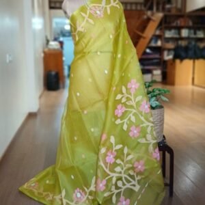 Handweave Jamdani Silk Saree – (SJMS1129)