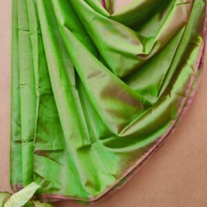 Pure Silk Handweave Plain Saree from Murshidabad - (PSMS0042)