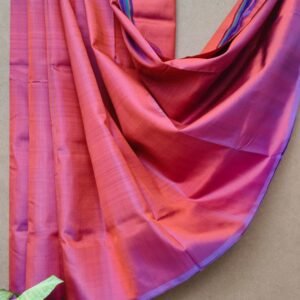 Pure Silk Handweave Plain Saree from Murshidabad - (PSMS0043)