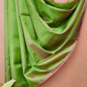 Pure Silk Handweave Plain Saree from Murshidabad - (PSMS0044)