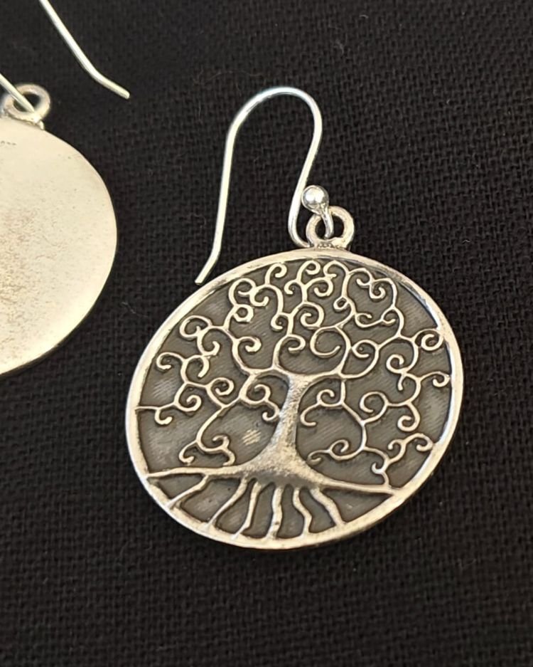 Tree of Life coin danglers handmade in Jaipur - (STDS0009) - Image 5