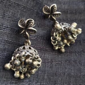 Silver Jhumka - (STDS0003)