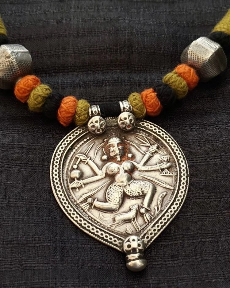 Devi Necklace in Silver - (CCPS0004) - Image 4