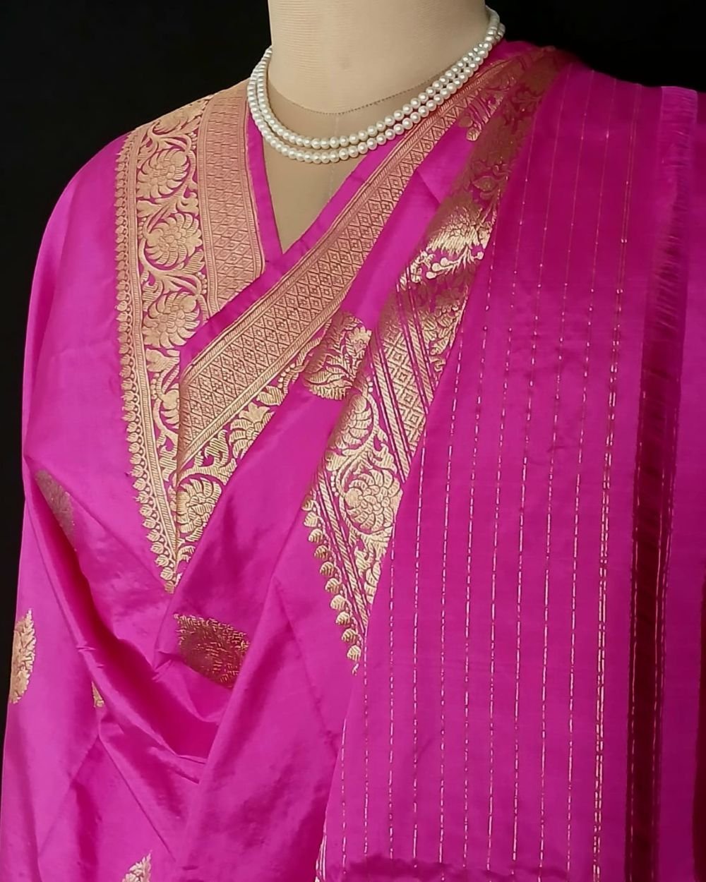 Banarasi Pure Katan Silk Dupatta – (DUPT1005)