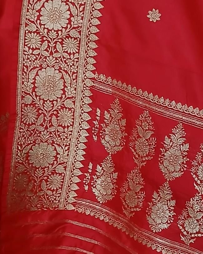 Banarasi Pure Katan Silk Dupatta – (DUPT1008) - Image 4