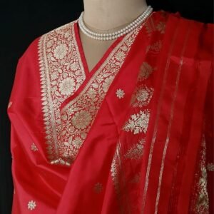 Banarasi Pure Katan Silk Dupatta – (DUPT1008)