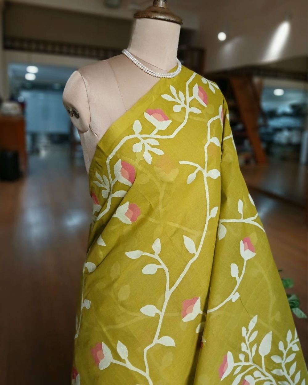 Hand Jamdani from Phulia – (HJFP0007) - Image 2