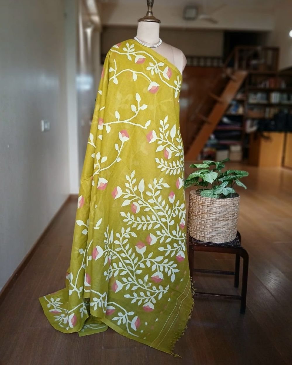 Hand Jamdani from Phulia – (HJFP0007) - Image 6