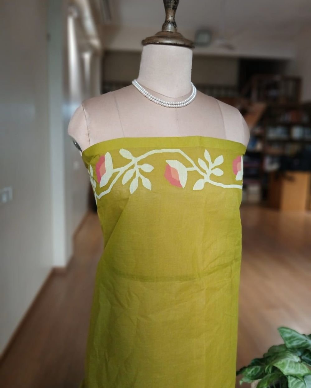 Hand Jamdani from Phulia – (HJFP0007) - Image 9