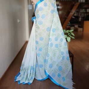 Cotton Kantha Saree from Santiniketan – (KNCS1059)