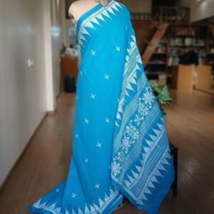 Cotton Kantha Saree from Santiniketan – (KNCS1046)