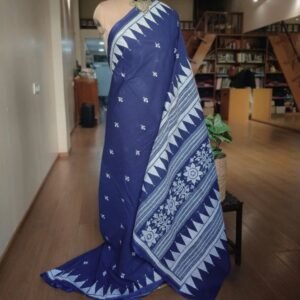 Cotton Kantha Saree from Santiniketan – (KNCS1052)