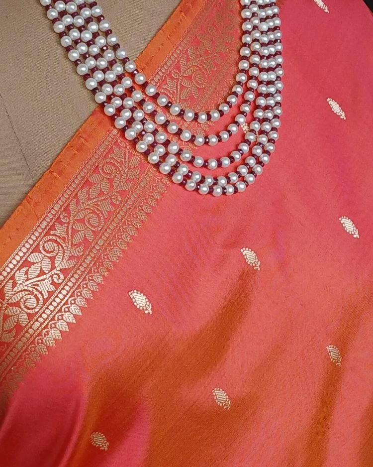Banarasi No Zari Katan Silk Saree – (NZSS0003) - Image 3