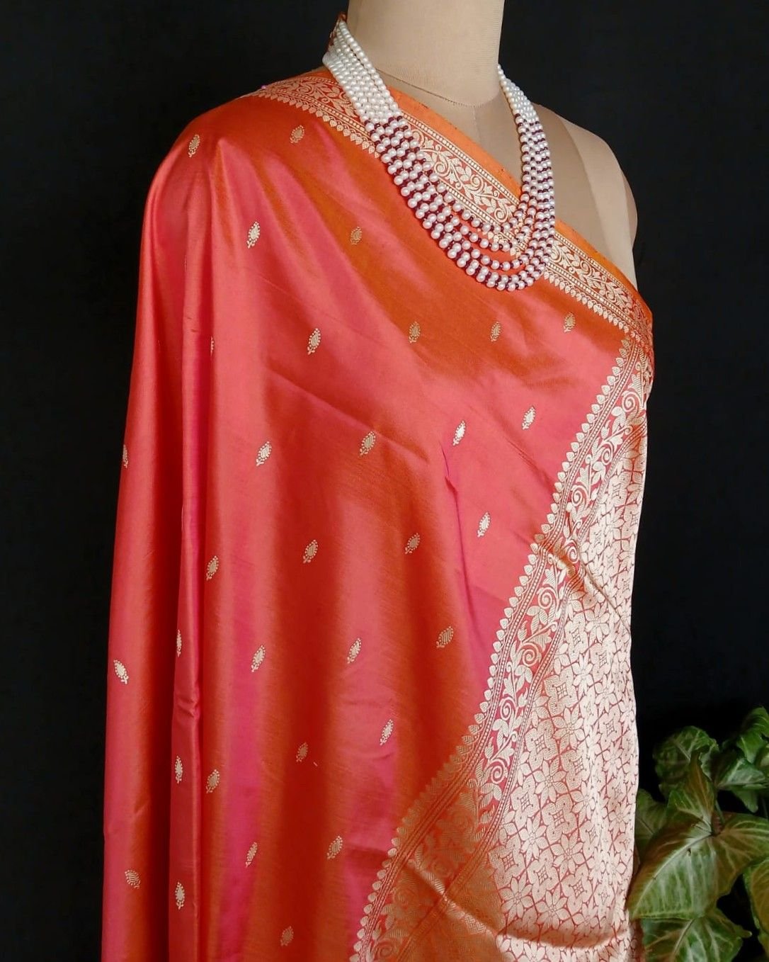 Banarasi No Zari Katan Silk Saree – (NZSS0003) - Image 8