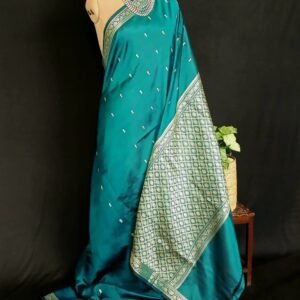 Banarasi No Zari Katan Silk Saree – (NZSS0001)