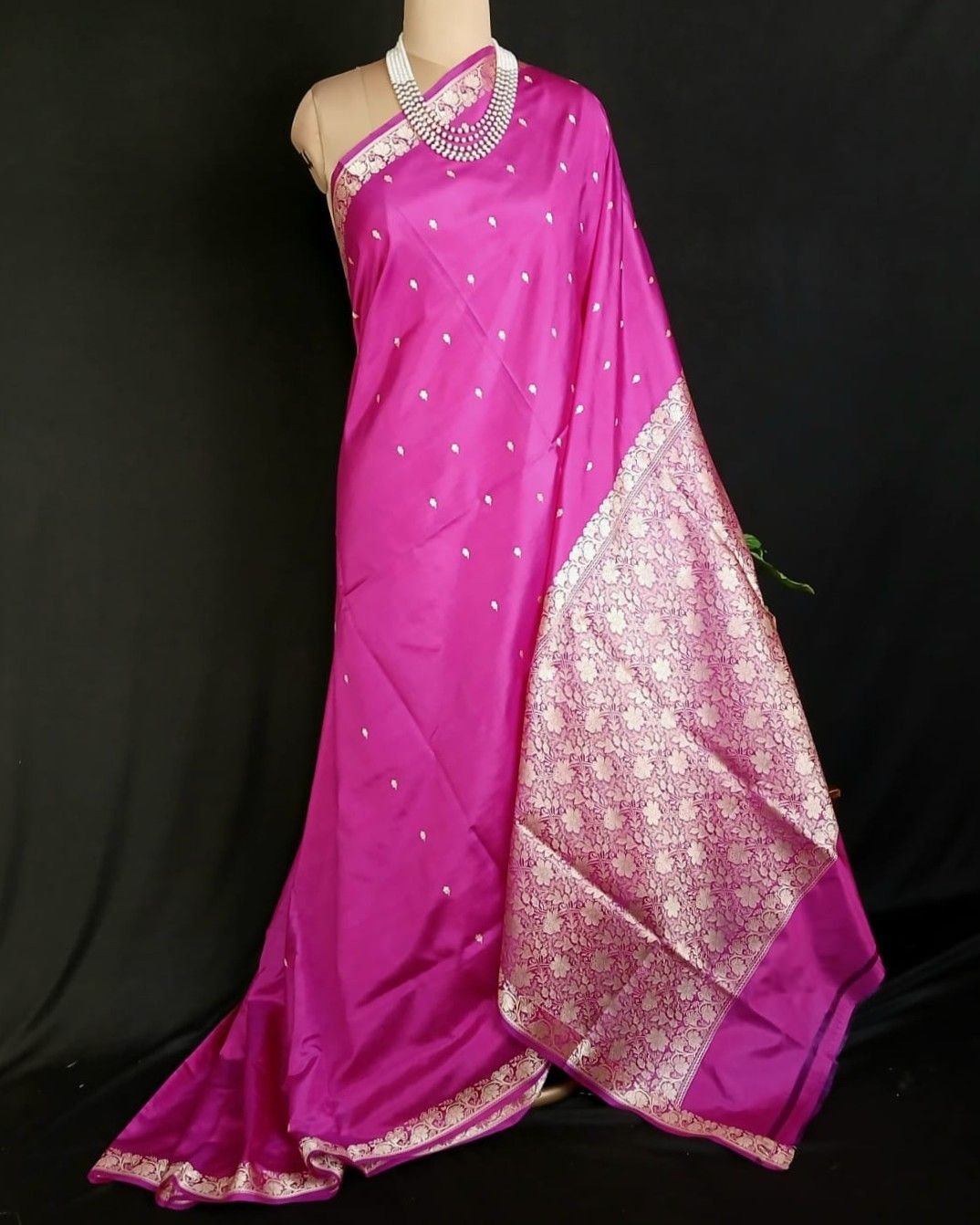 Banarasi No Zari Katan Silk Saree – (NZSS0004)