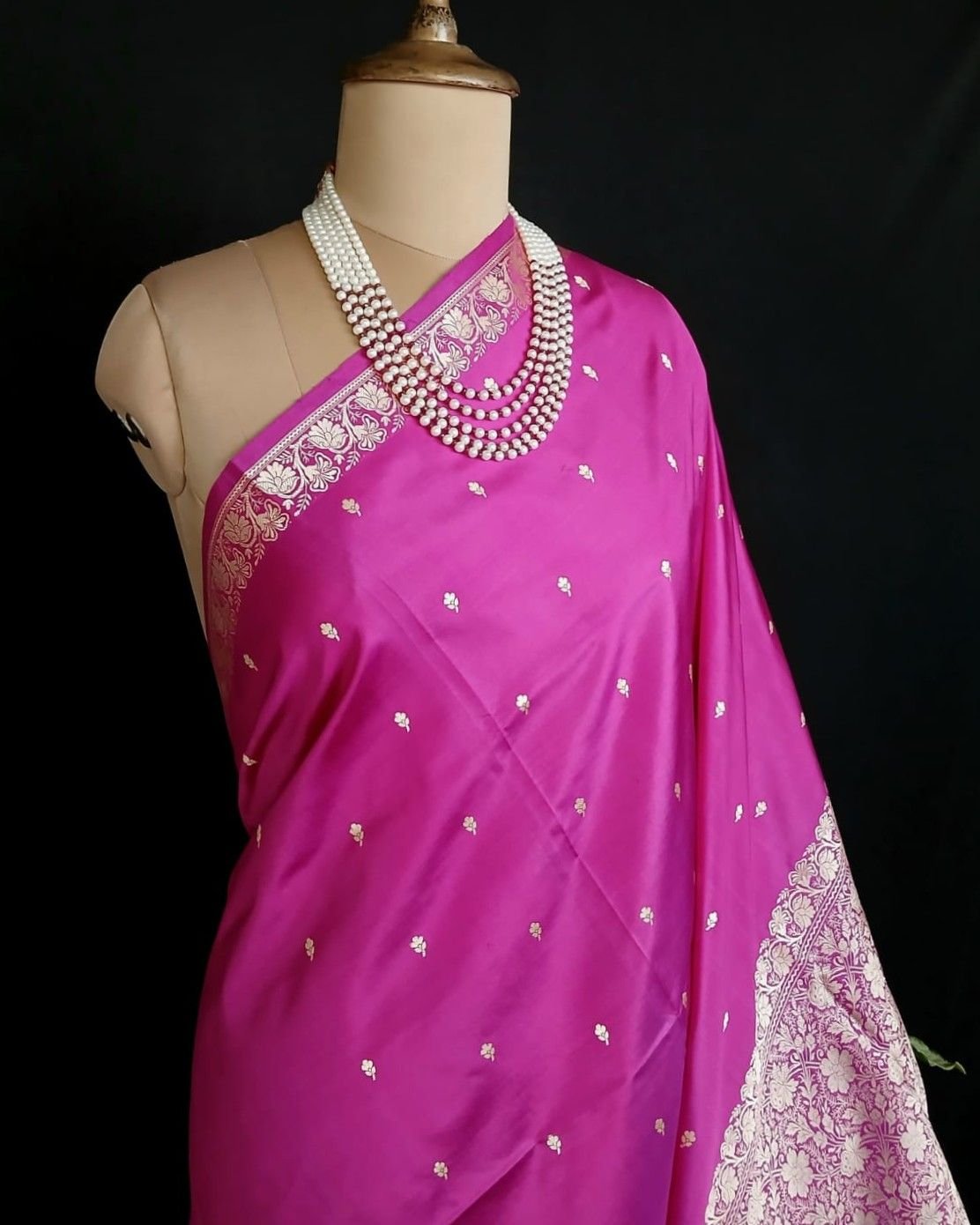 Banarasi No Zari Katan Silk Saree – (NZSS0004) - Image 2