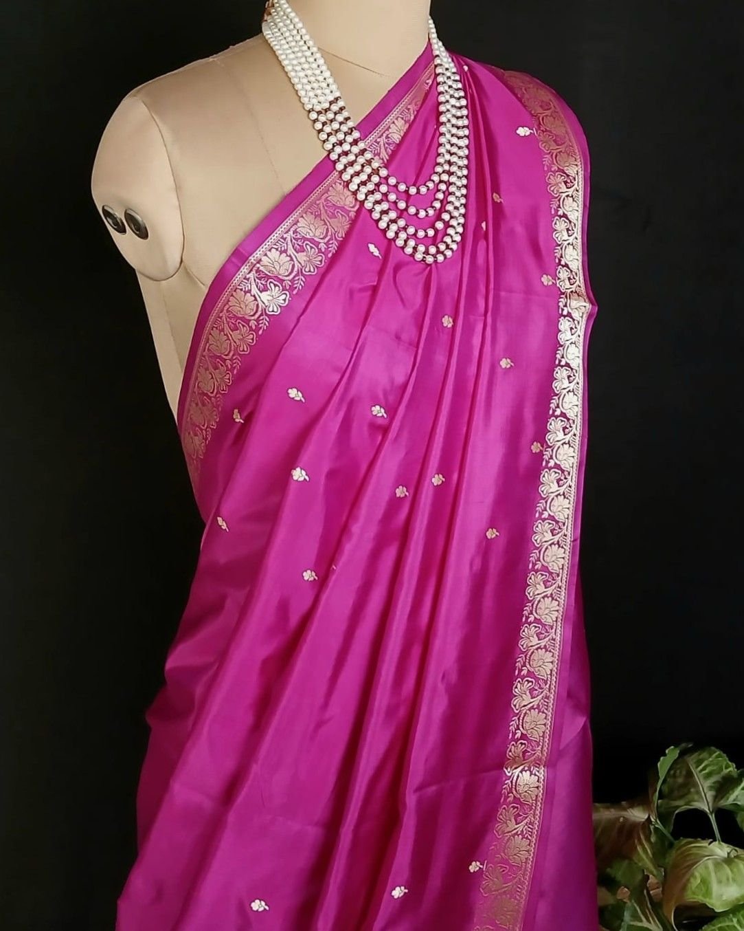Banarasi No Zari Katan Silk Saree – (NZSS0004) - Image 6