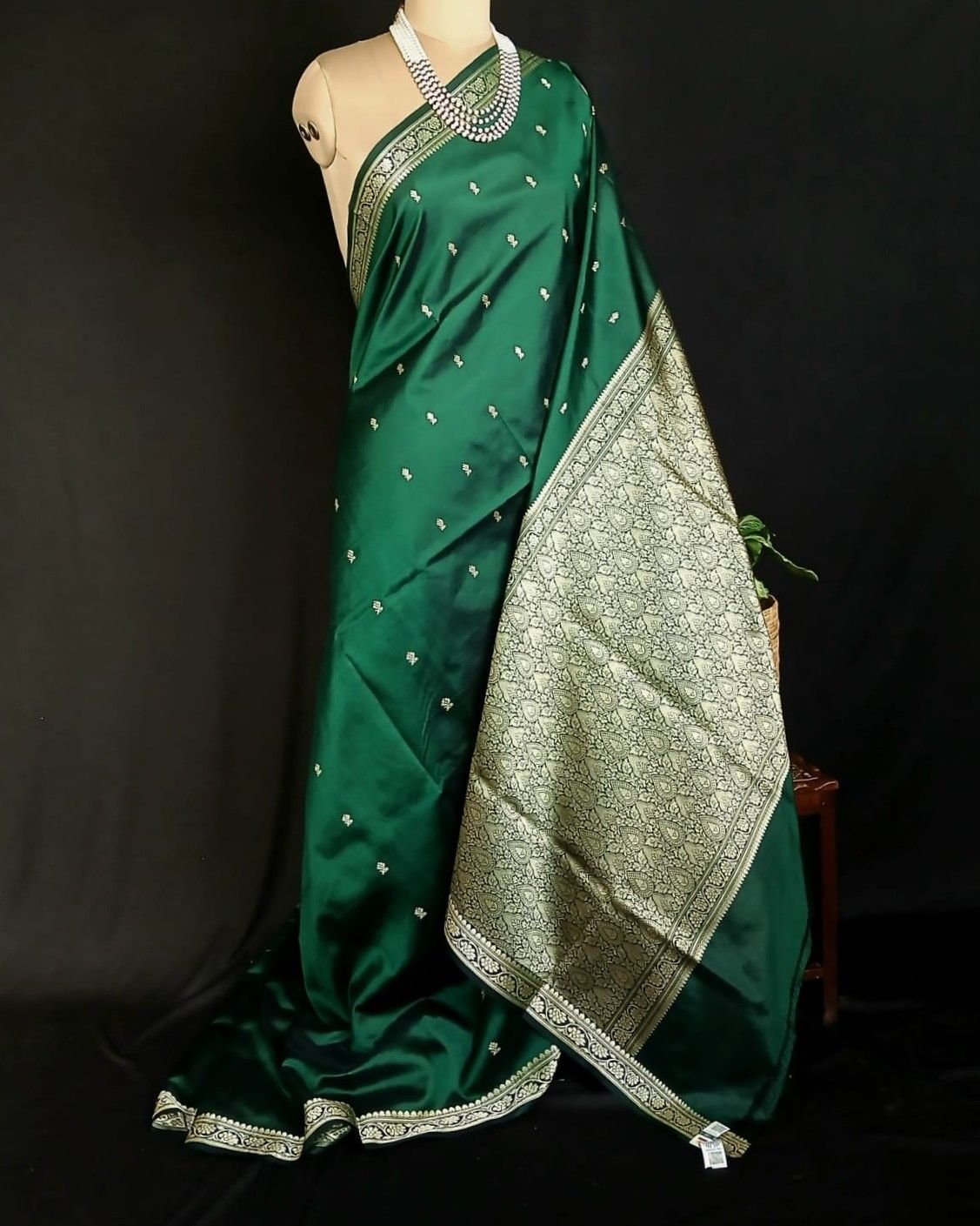 Banarasi No Zari Katan Silk Saree – (NZSS0005)