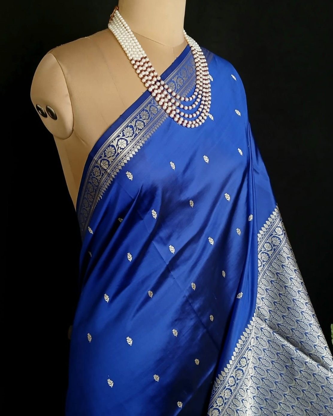 Banarasi No Zari Katan Silk Saree – (NZSS0006) - Image 2