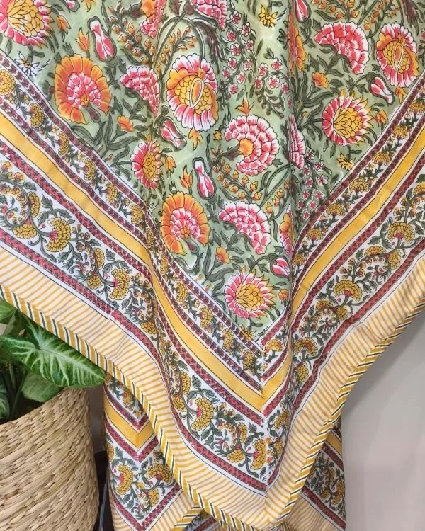 Reversible Soft Single Dohar in Mul Cotton – (MCSD1018) - Image 2