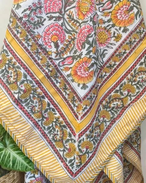 Reversible Soft Single Dohar in Mul Cotton – (MCSD1018) - Image 4
