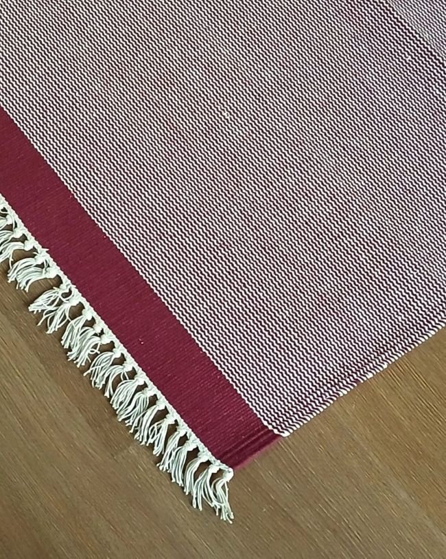 Handwoven Dhurrie from Warangal (2 x 6 ft) - (HDFW0003)