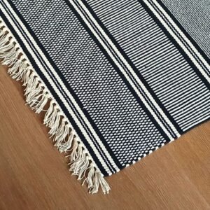 Handwoven Dhurrie from Warangal (2 x 6 ft) - (HDFW0006)