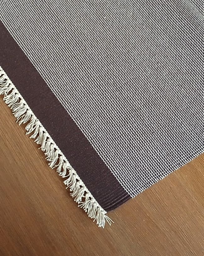 Handwoven Dhurrie from Warangal (2 x 6 ft) - (HDFW0008)