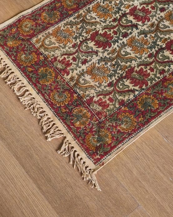 Kalamkari Dhurrie from Warangal (2 x 6 ft) – (NWKD1048)