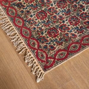 Kalamkari Dhurrie from Warangal (2 x 6 ft) – (NWKD1054)