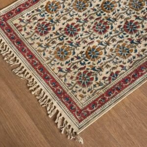 Kalamkari Dhurrie from Warangal (2 x 6 ft) – (NWKD1039)