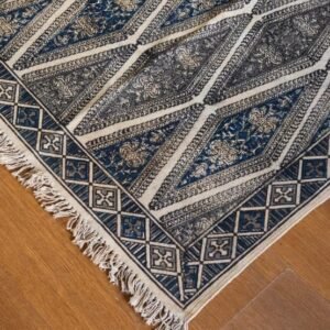 Kalamkari Dhurrie from Warangal (5 x 3 ft) – (NWKD1150)