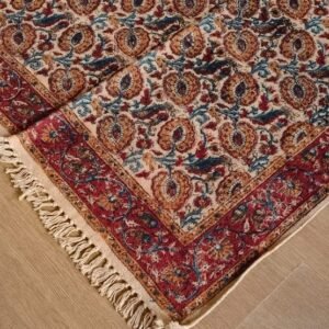 Kalamkari Dhurrie from Warangal (5 x 3 ft) – (NWKD1171)