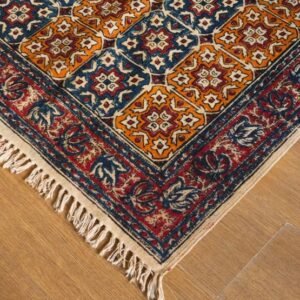 Kalamkari Dhurrie from Warangal (5 x 3 ft) – (NWKD1173)