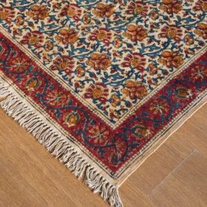 Kalamkari Dhurrie from Warangal (5 x 3 ft) – (NWKD1174)