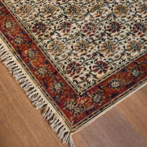 Kalamkari Dhurrie from Warangal (5 x 3 ft) – (NWKD1155)